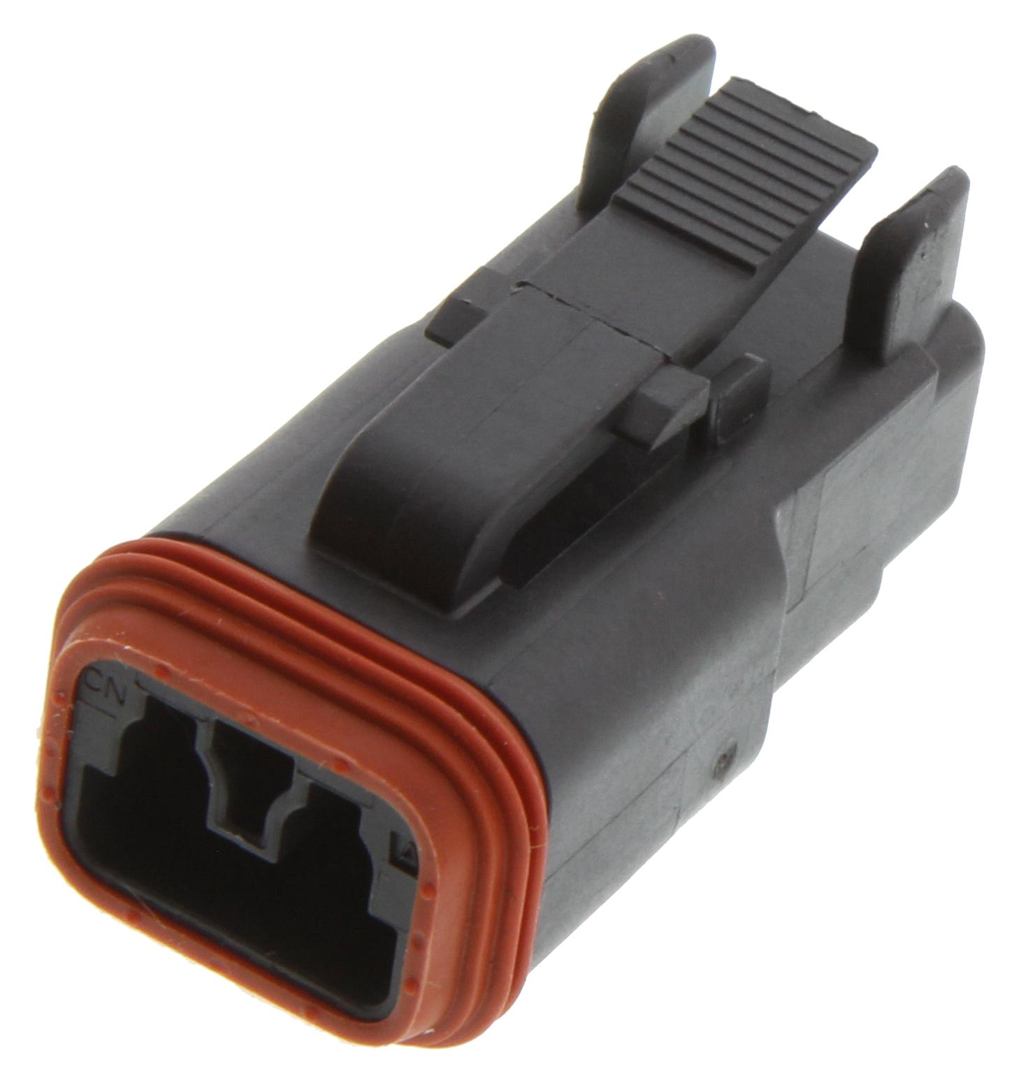 Deutsch Connectors / Te Connectivity Dt06-2S-P012 Automotive Housing, Plug, 2Pos, 13A