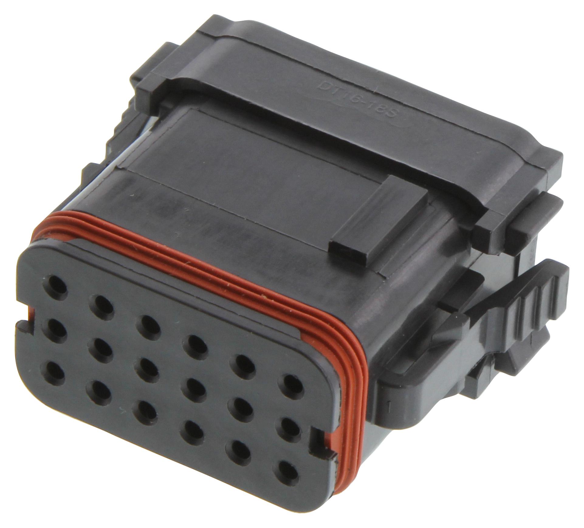 Deutsch Connectors / Te Connectivity Dt16-18Sa-K004 Automotive Housing, Plug, 18Pos, 13A