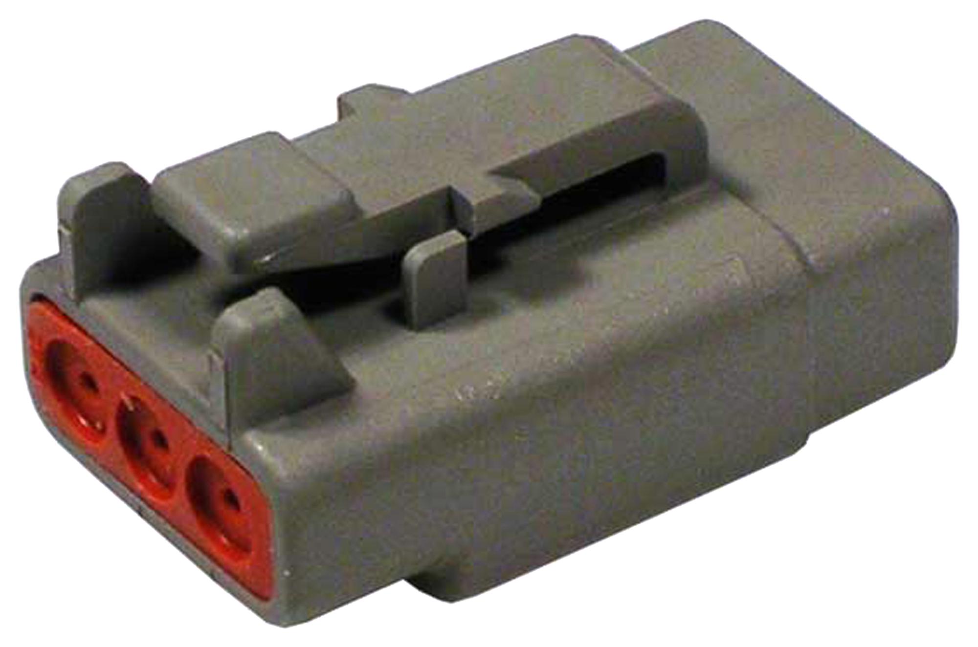 Te Connectivity/partner Stock Dtm06-3S Automotive Housing, Plug, 3Pos, 7.5A