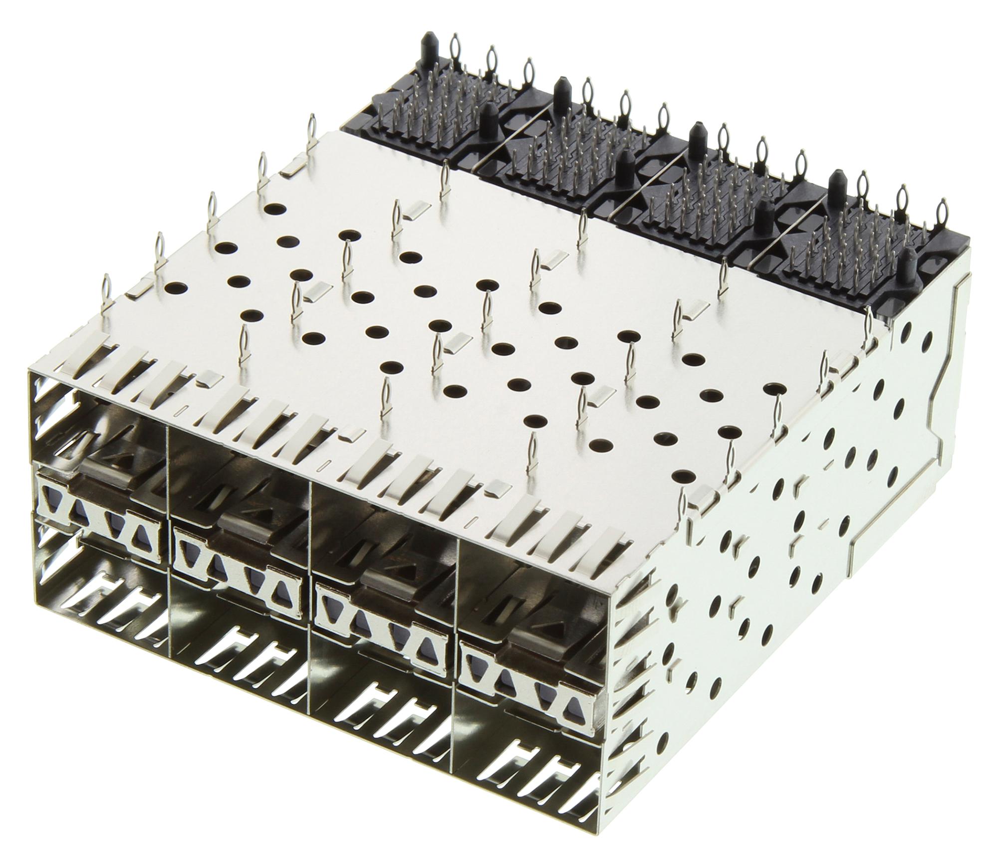 Molex 75450-5001 Sfp Cage & Connector, 160Pos, Press-Fit, R/a