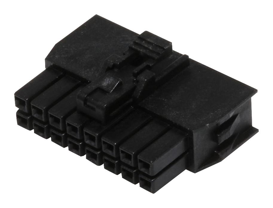 Molex 105308-1216 Wtb Housing, Rcpt, 16Pos, 2Row, 2.5mm