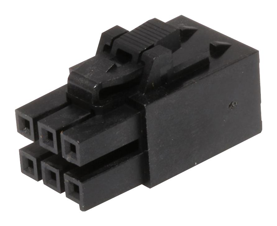 Molex 172258-1106 Connector Housing, Rcpt, 6Pos, 2Row, 3.5mm