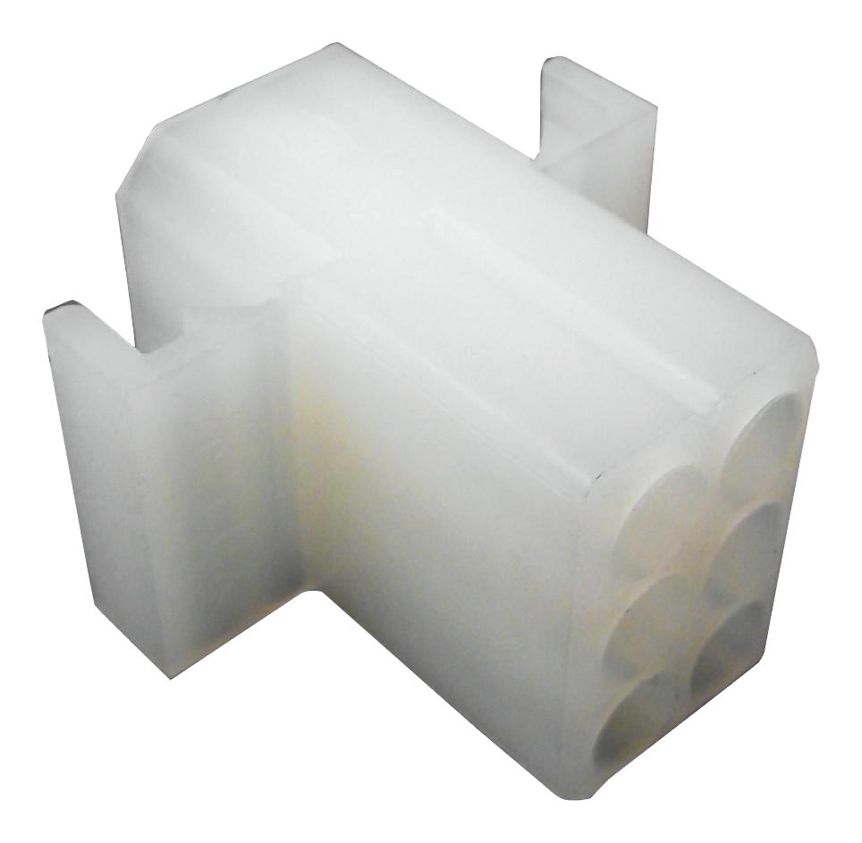 Molex 03-09-1062 Rcpt Housing, 6Pos, Nylon 6.6, Natural