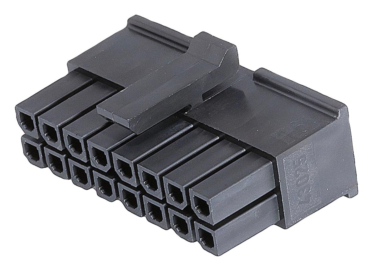 Molex/partner Stock 43025-1608 Connector Housing, Rcpt, 16Pos, 3mm