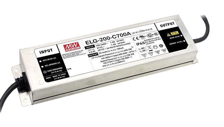 MEAN WELL Elg-200-C1050-3Y Led Driver, Constant Current, 199.5W