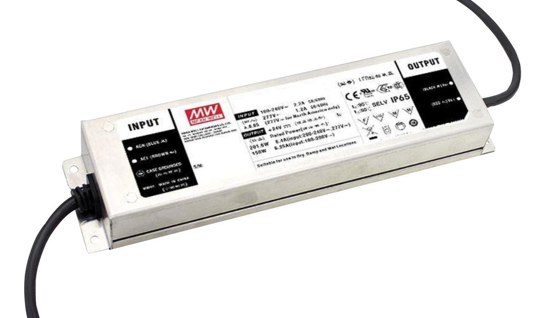 MEAN WELL Elg-200-54 Led Driver, Const Current/volt, 200.88W