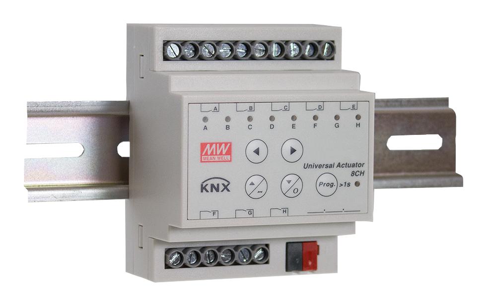 MEAN WELL Kaa-8R-10 Knx Universal Actuator, 8Ch, 10A