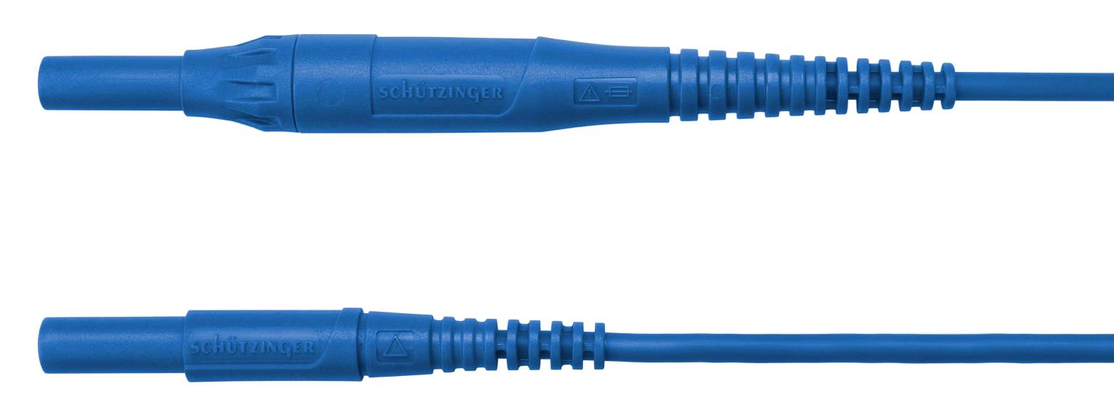 Schutzinger Msfk B441 / 1 / 200 / Bl Test Lead, 4mm Banana Plug, 2M