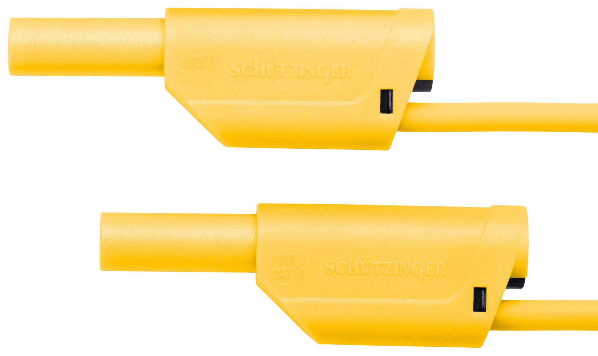 Schutzinger Vsfk 5000 / 1 / 100 / Ge Test Lead, 4mm Stackable Banana Plug, 1M