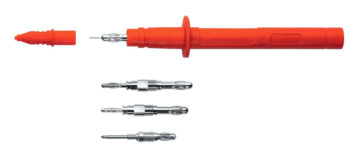 Schutzinger Set Sps 2040 / Rt Safety Test Probe Set, Red