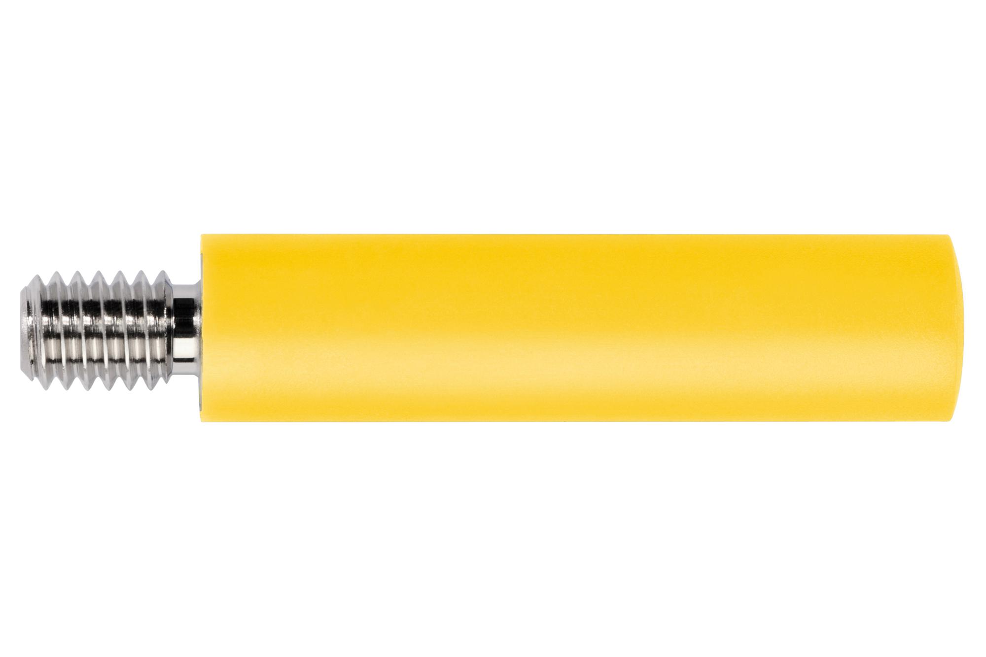 Schutzinger Bu 2244 S NI / Ge Connector, Banana, Jack, 32A, Yellow, Screw