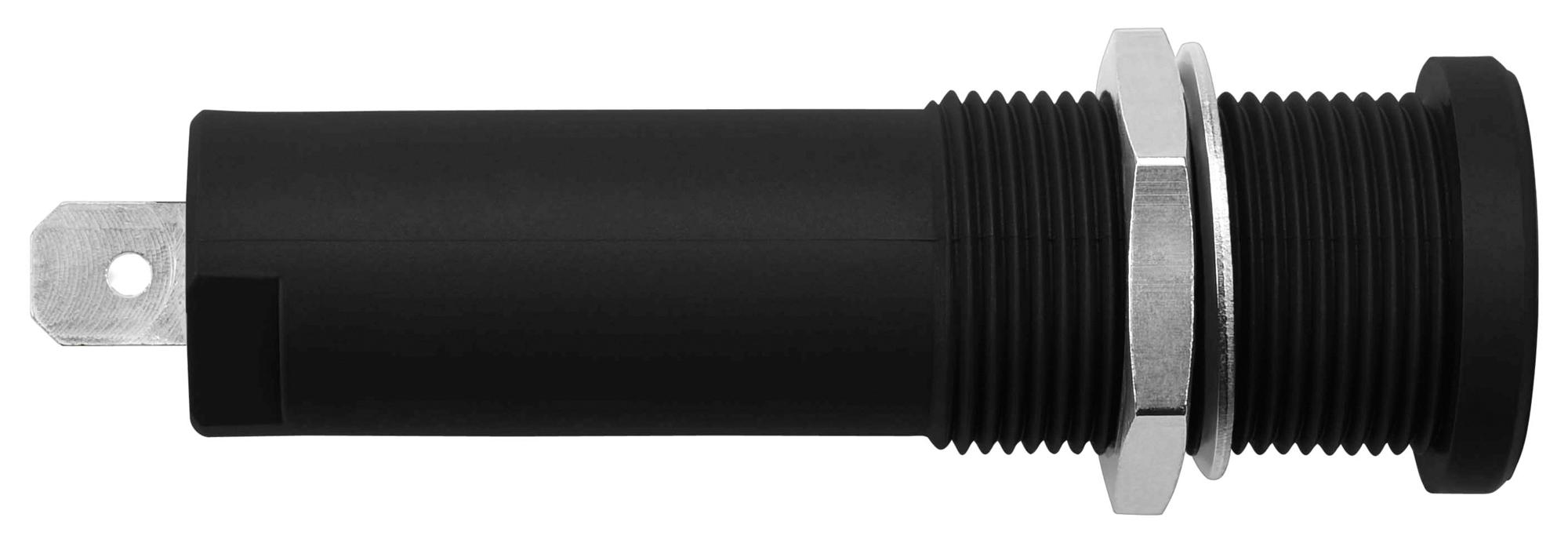 Schutzinger Hseb 3125 L NI / Sw Connector, Banana, Jack, 16A, Blk, Qc/solder