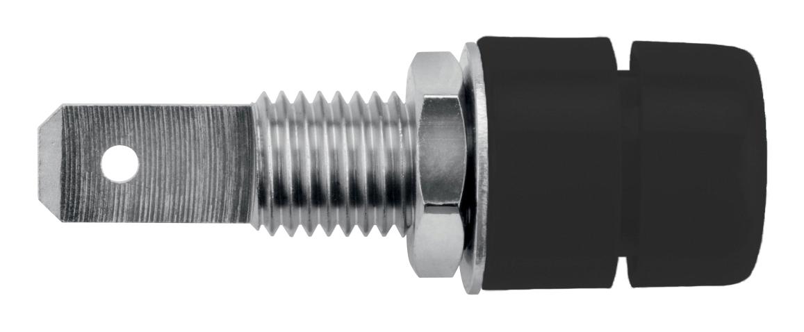 Schutzinger Ibu 5568 NI / Sw Connector, Banana, Jack, 32A, Black, Qc