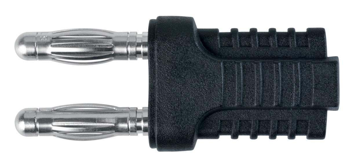 Schutzinger Kurz 10-4 Ig Mb NI / Sw Connector, Banana, Plug, 12A, Black