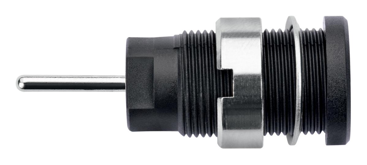 Schutzinger Seb 6448 NI / Sw Connector, Banana, Jack, 24A, Black