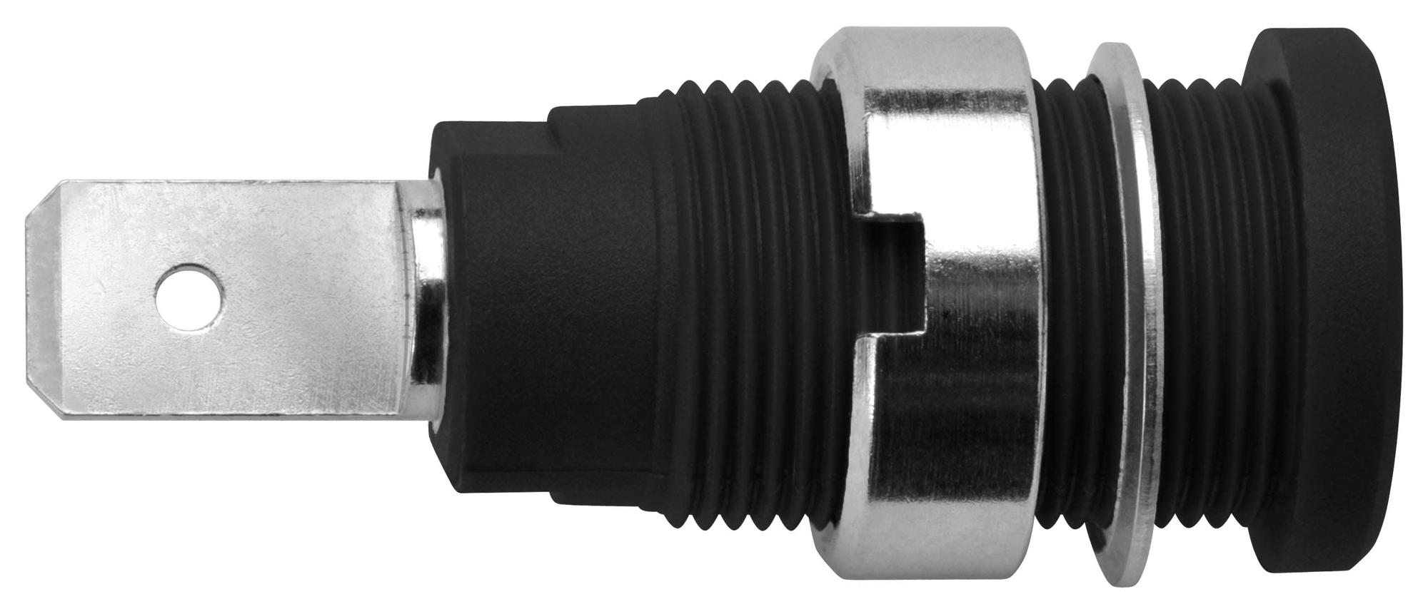 Schutzinger Seb 7080 NI / Sw Connector, Banana, Jack, 24A, Blk