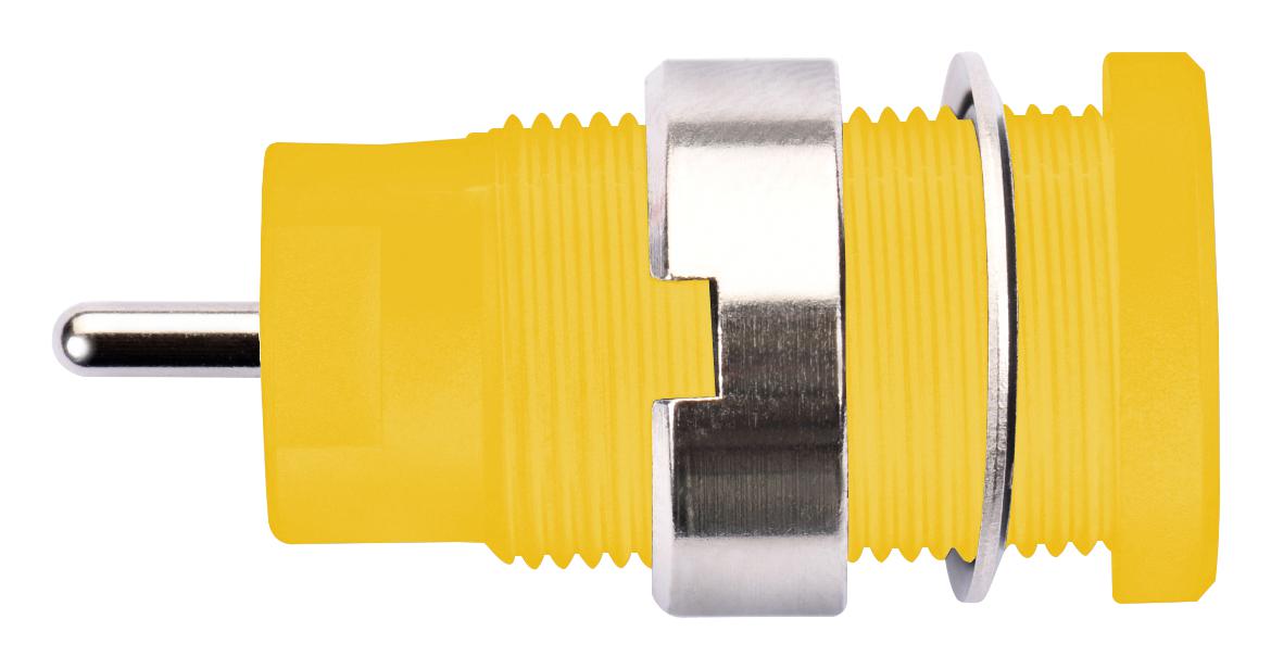 Schutzinger Seb 8632 NI / Ge Connector, Banana, Jack, 24A, Yellow