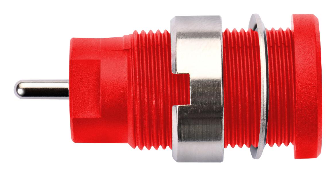 Schutzinger Seb 8632 NI / Rt Connector, Banana, Jack, 24A, Red