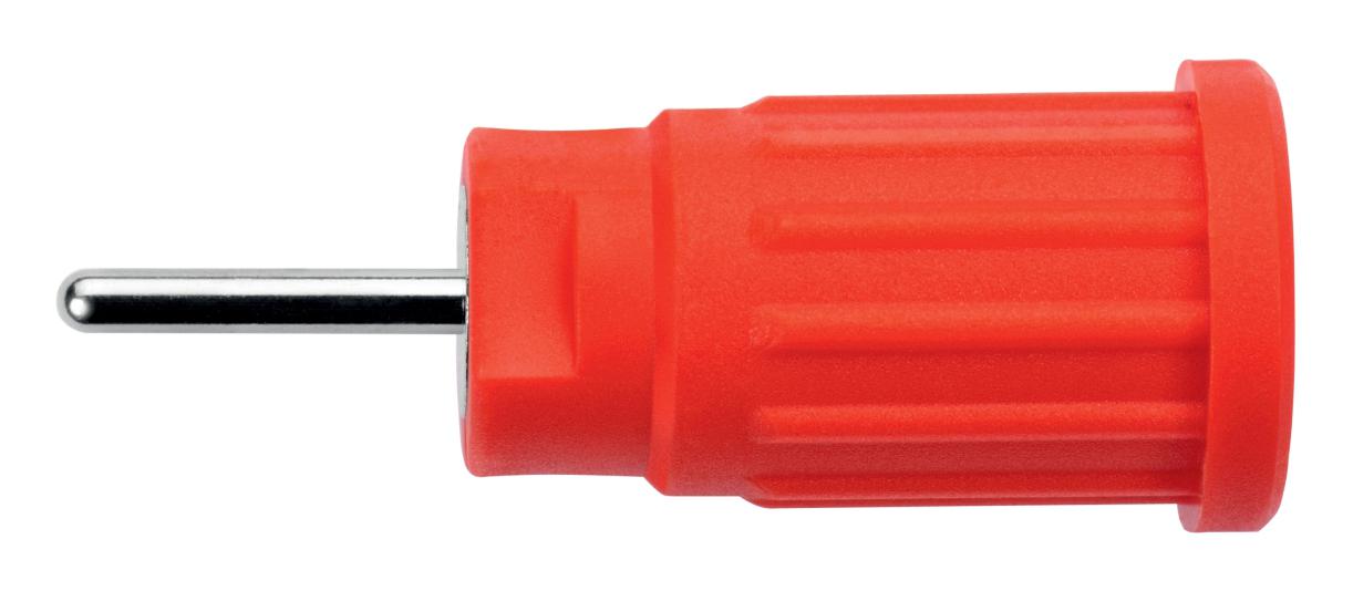 Schutzinger Sepb 6449 NI / Rt Connector, Banana, Jack, 24A, Red