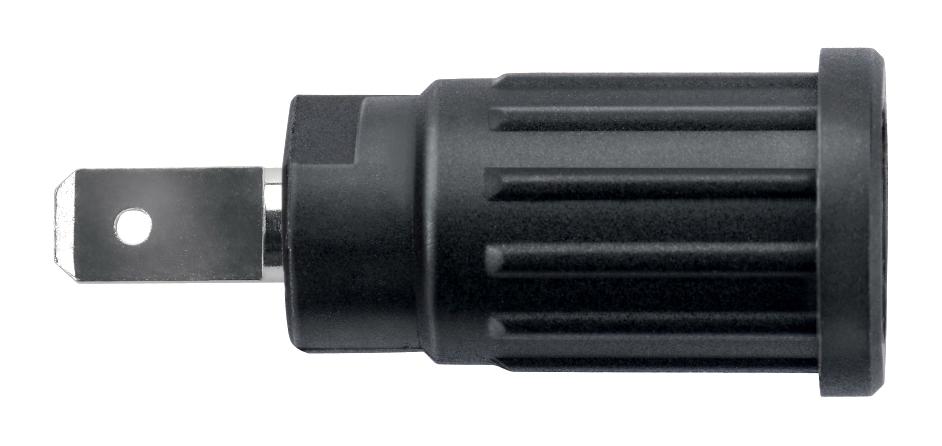 Schutzinger Sepb 6451 NI / Sw Connector, Banana, Jack, 24A, Blk