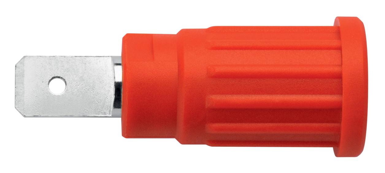 Schutzinger Sepb 6453 NI / Rt Connector, Banana, Jack, 32A, Red