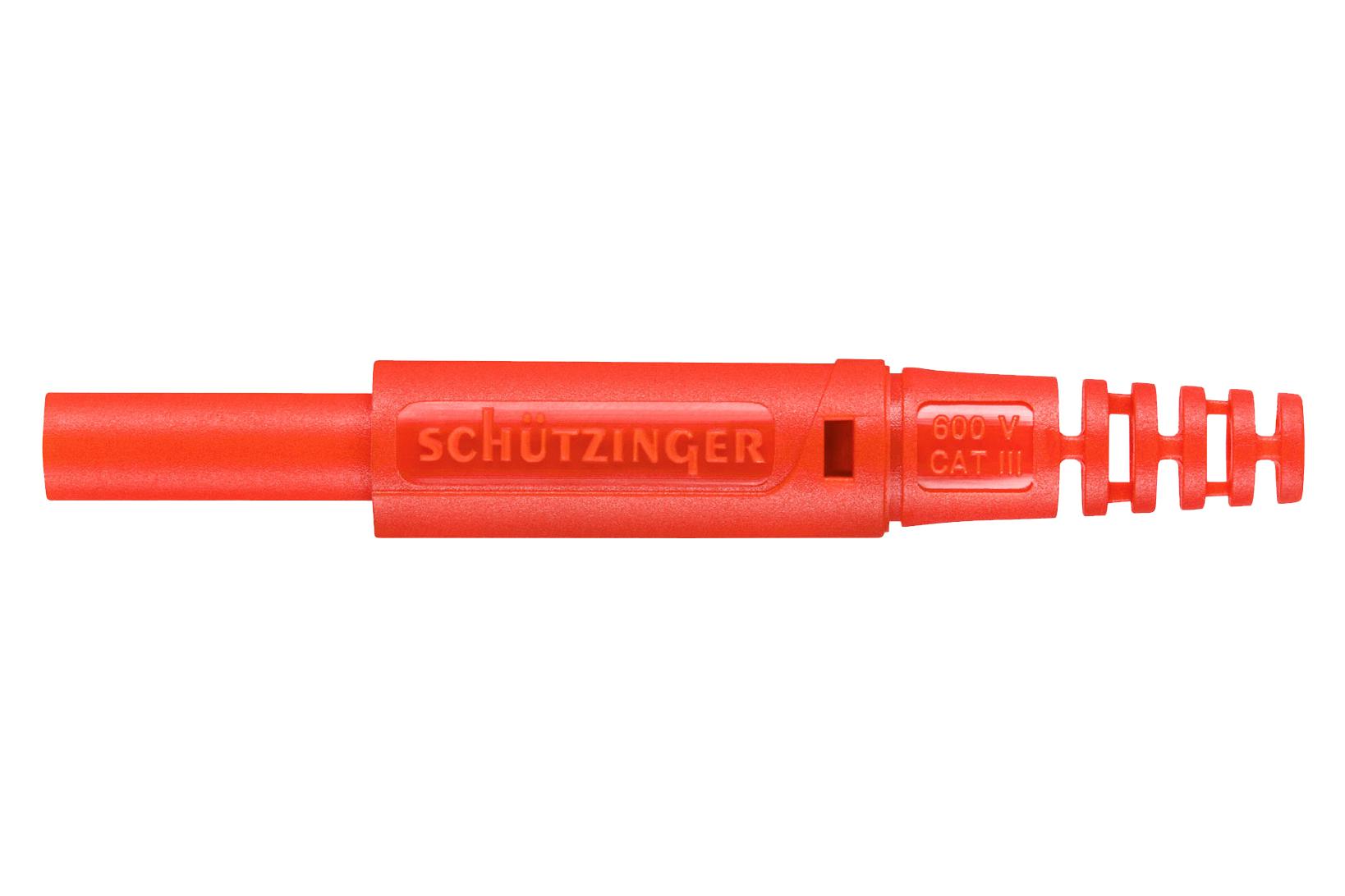 Schutzinger Sfk 7997 C NI / Ok / 0.5 / Rt Connector, Banana, Plug, 10A, Red