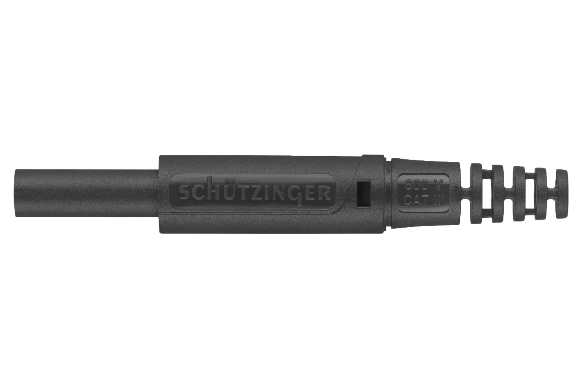 Schutzinger Sfk 7997 C NI / Ok / 0.5 / Sw Connector, Banana, Plug, 10A, Blk