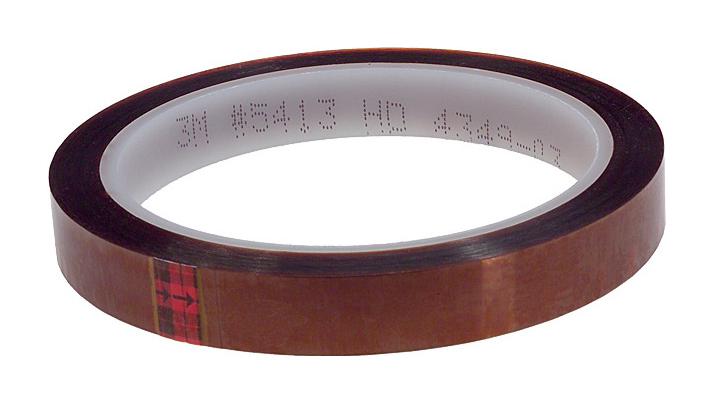 3M 5413 3/4 X 36 Yd Masking Tape, Pi Film, 32.9M X 19.05mm