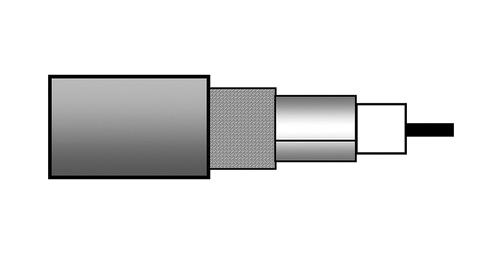 Belden H155A01.00B100 Coaxial Cable, Rg58/u, 16Awg, 100M