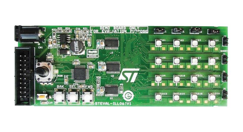 STMicroelectronics Steval-Ill061V1 Eval Board, Hb Rgb Led Array Driver