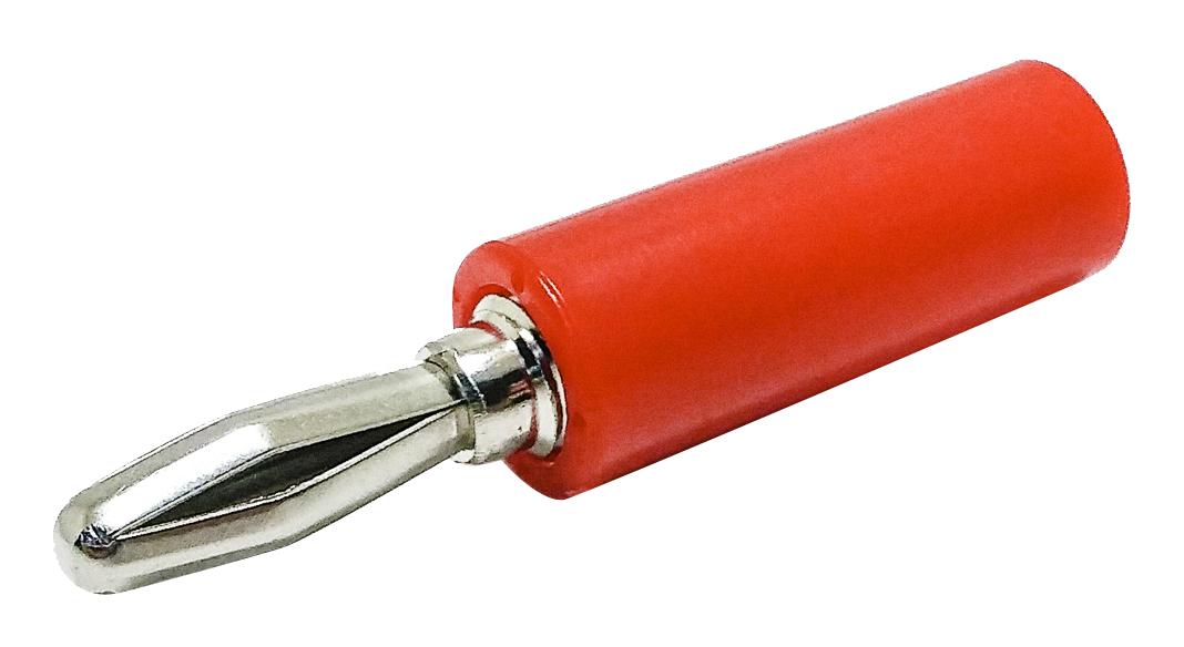 Mueller Electric Bu-00243-2 Connector, Banana Plug, 15A, Red