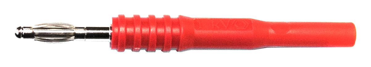 Mueller Electric Bu-32101-2 4mm Banana Jack - Plug Adapter, Red