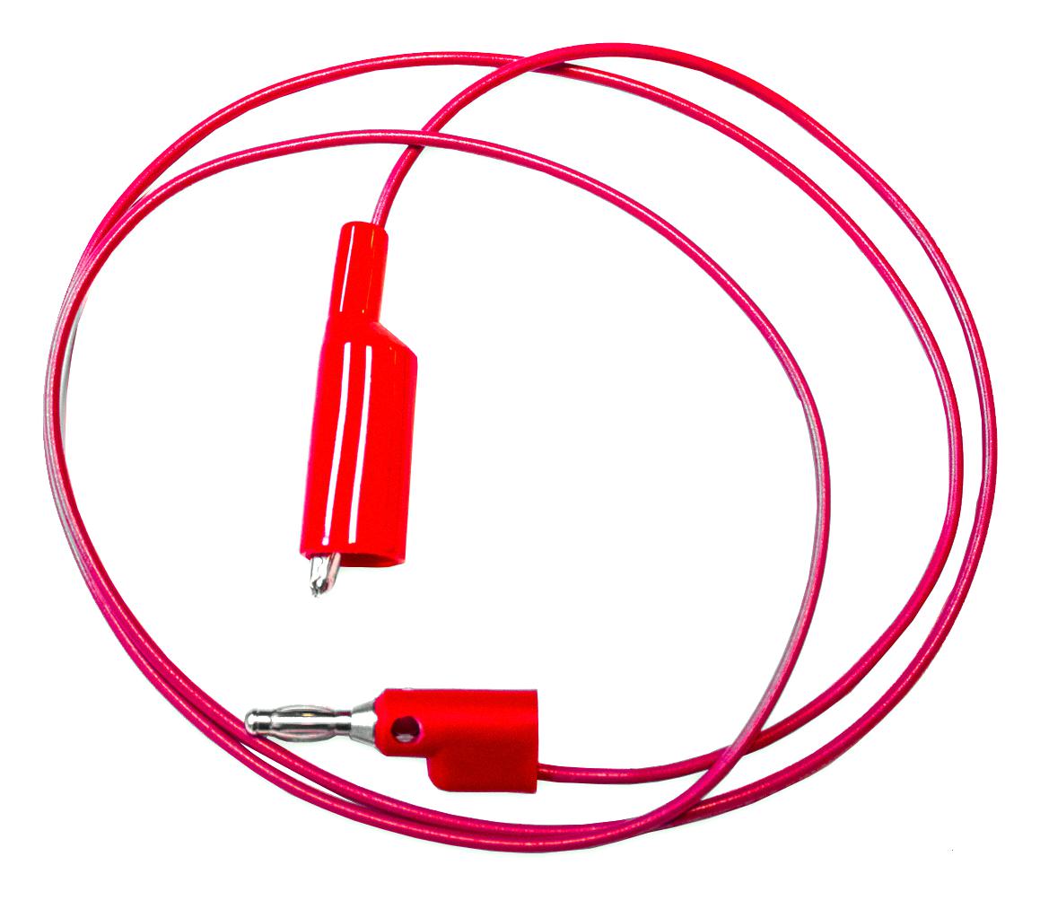 Mueller Electric Bu-2030-A-36-2 Alligator Clip To Banana Plug , Red