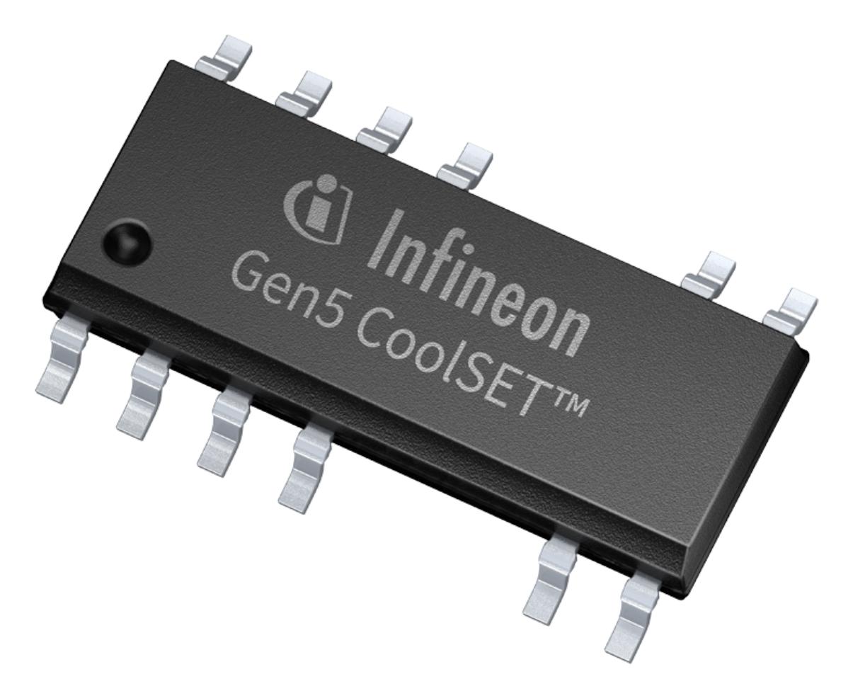 Infineon Ice5Qr4770Agxuma1 Ac/dc Conv, Flyback, -40 To 150Deg C