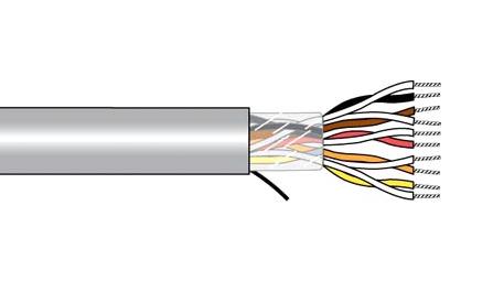 Alpha Wire M13182 Sl005 Shld Multipair, 12 Pair, 18Awg, 30M