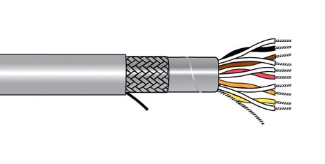 Alpha Wire 5945 Sl005 Multipair Cable, 4Pair 28 Awg, 30M