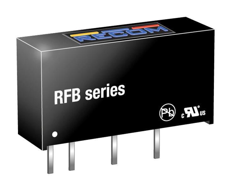 RECOM Power Rfb-0505S Dc-Dc Converter, 5V, 0.2A