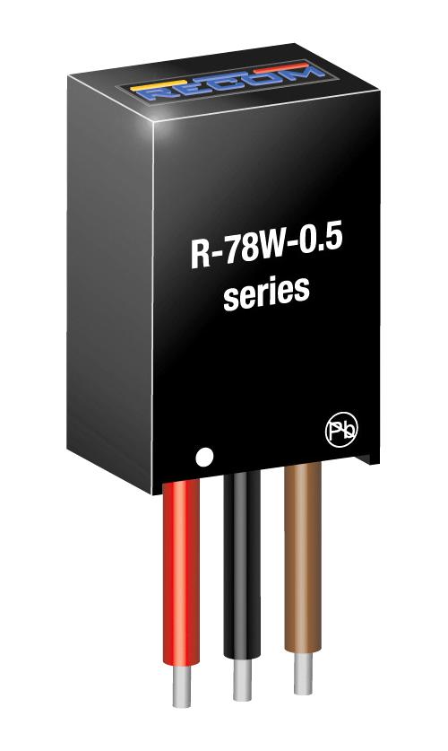 RECOM Power R-78W3.3-0.5 Dc-Dc Converter, 3.3V, 0.5A