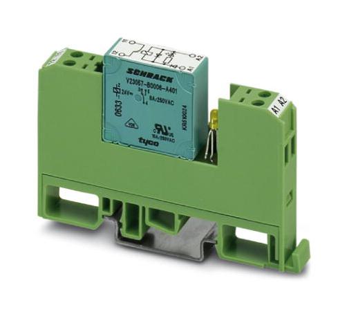 Phoenix Contact 2942111 Power Relay, Spst-Nc, 24Vdc, 6A/din Rail