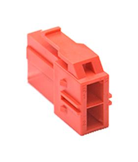 Molex 151207-2209 Connector Housing, Rcpt, 2Pos, 6.5mm, Red