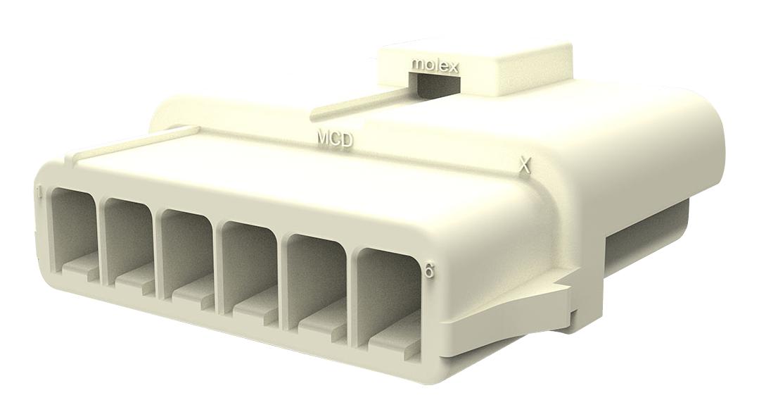 Molex 150201-0017 Connector Housing, Hermaphroditic, 7Pos