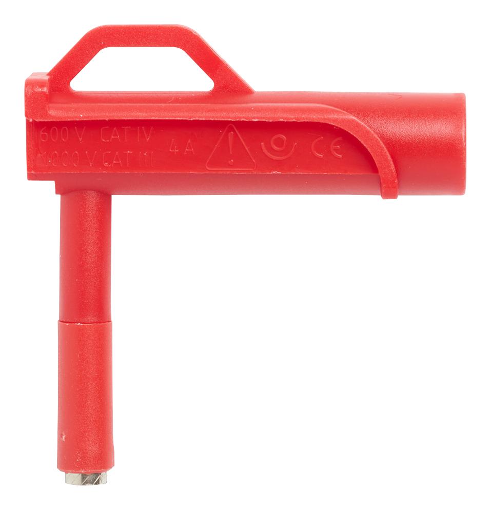 Pomona 73106-2 Connector, Banana, Jack, 4A, Screw, Red