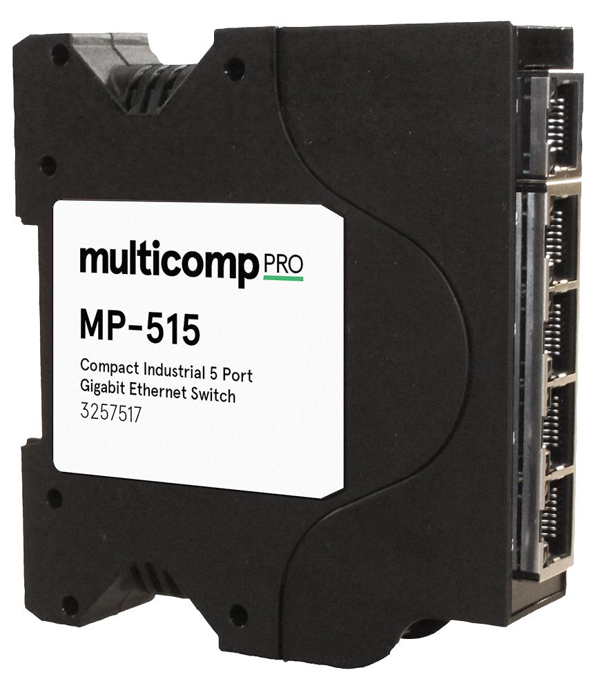 Multicomp Pro Mp-515 Gigabit Ethernet Sw, 5Port, Din Rail