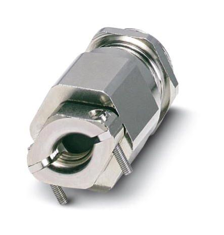 Phoenix Contact 1415193 Cable Gland, Brass, 9mm-17mm, Silver