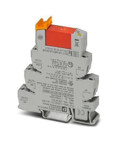 Phoenix Contact 2909511 Power Relay, Dpdt, 120Vac, 6A, Din Rail