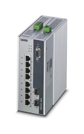 Phoenix Contact 1026923 Ethernet Switch, 8Port, 10/100Mbps