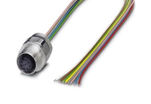 Phoenix Contact 1513761 Cable Sensor, M12 Hembra-Libre, 8P, 0.5M