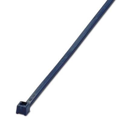 Phoenix Contact 3240796 Cable Tie, 200mm, Nylon 6.6, 130N, Blue