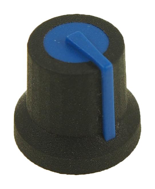 Multicomp Pro Mp170827Br Knob, Round W/line, 16.2mm, Black