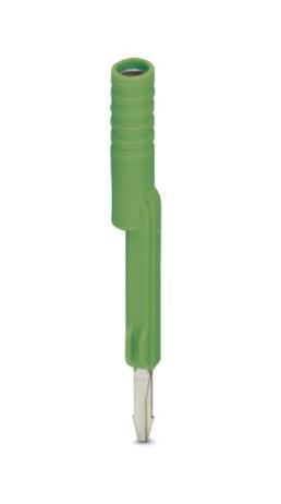 Phoenix Contact 3032758 Test Adapter, 4mm, Green, Polyamide